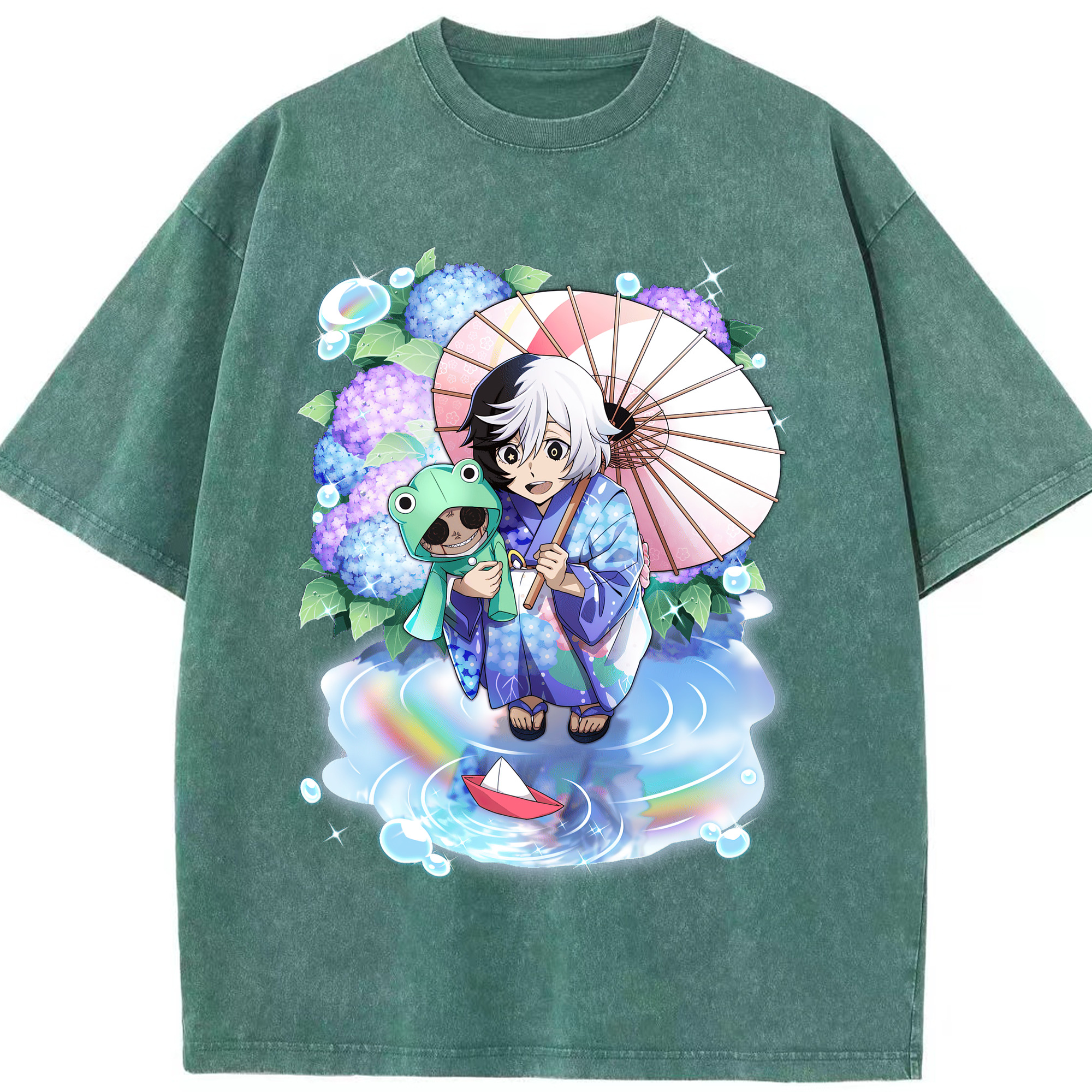 （画像用） 文豪ストレイドッグス Bungo Stray Dogs 綿100% ヴィンテージ風 半袖Tシャツ（フロントプリント）